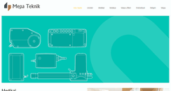 Desktop Screenshot of mepateknik.com